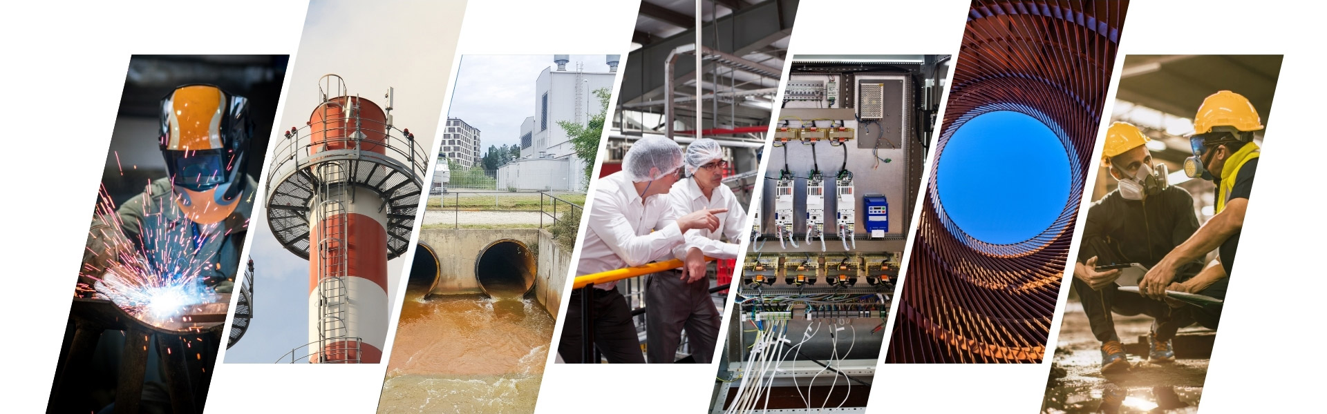 Servicios ambientales e industriales de CREASA: soldadura, emisiones, aguas residuales, instalaciones eléctricas y seguridad